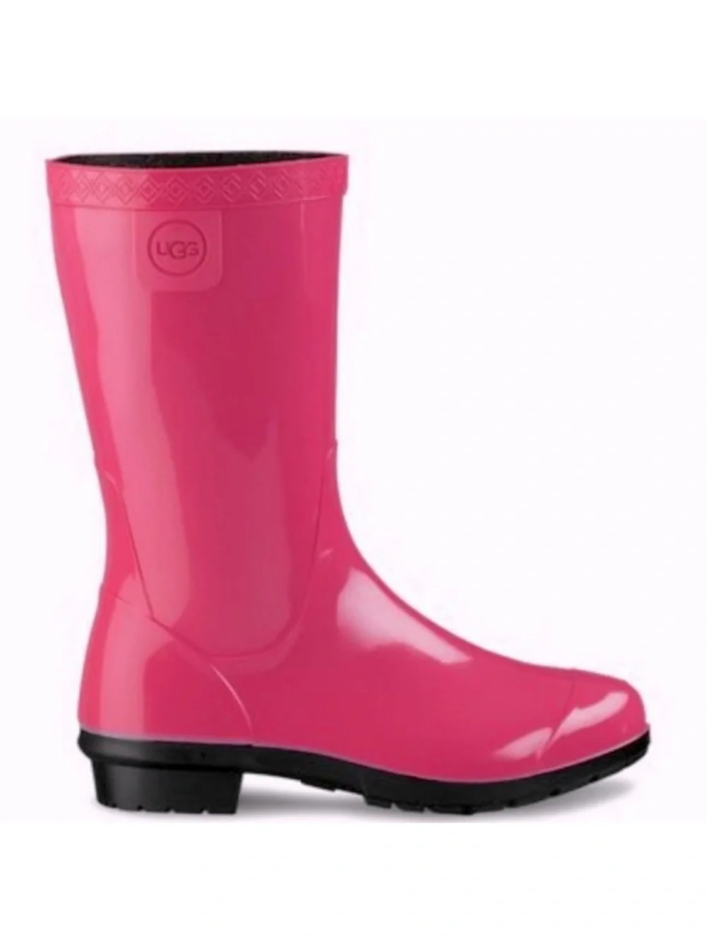 Ugg Kid's Girl's Diva Pink Raana Rain Boots, Size 1